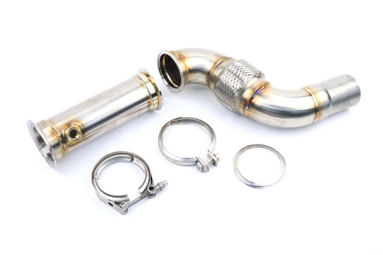 Darkside Developments stainless diesel exhaust and downpipe