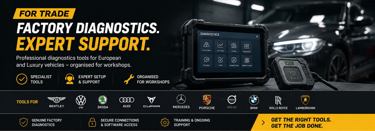 Factory-Level Diagnostics for Trade Workshops - European Vehicle Specialists - Euro Car Electronics - eurocarupgrades.com.au