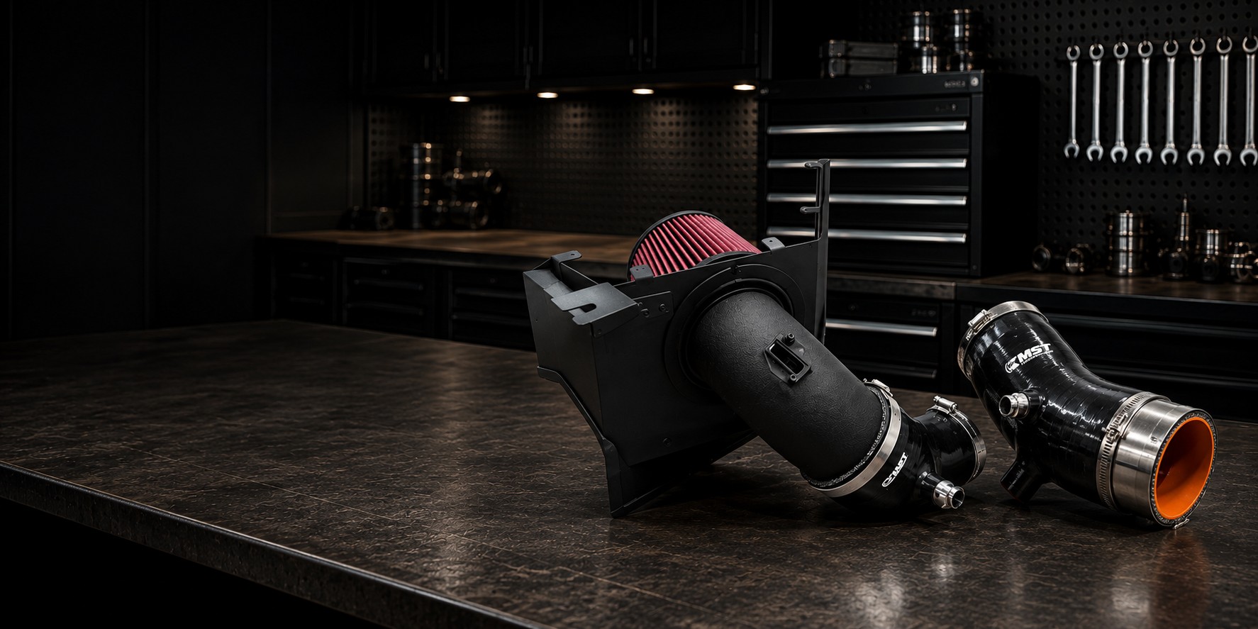 MST Performance cold air intake systems and turbo inlet pipes