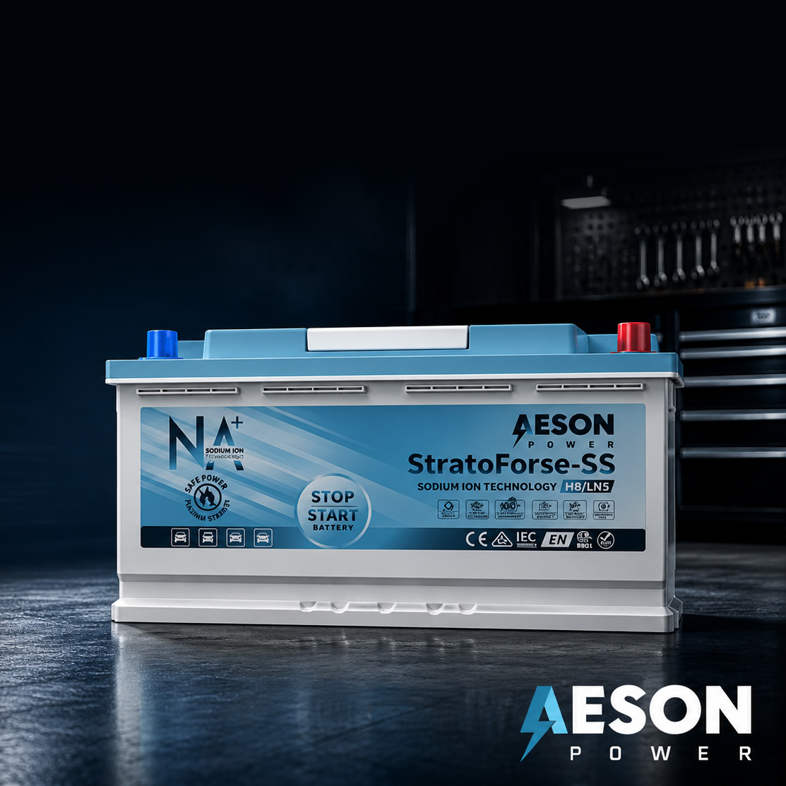 Aeson Power sodium-ion automotive batteries mobile banner
