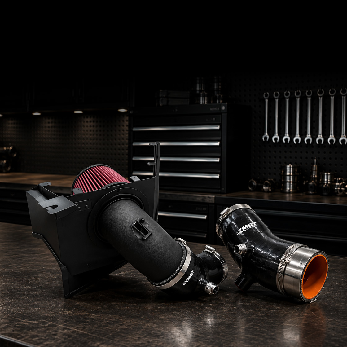 MST Performance cold air intake systems and turbo inlet pipes