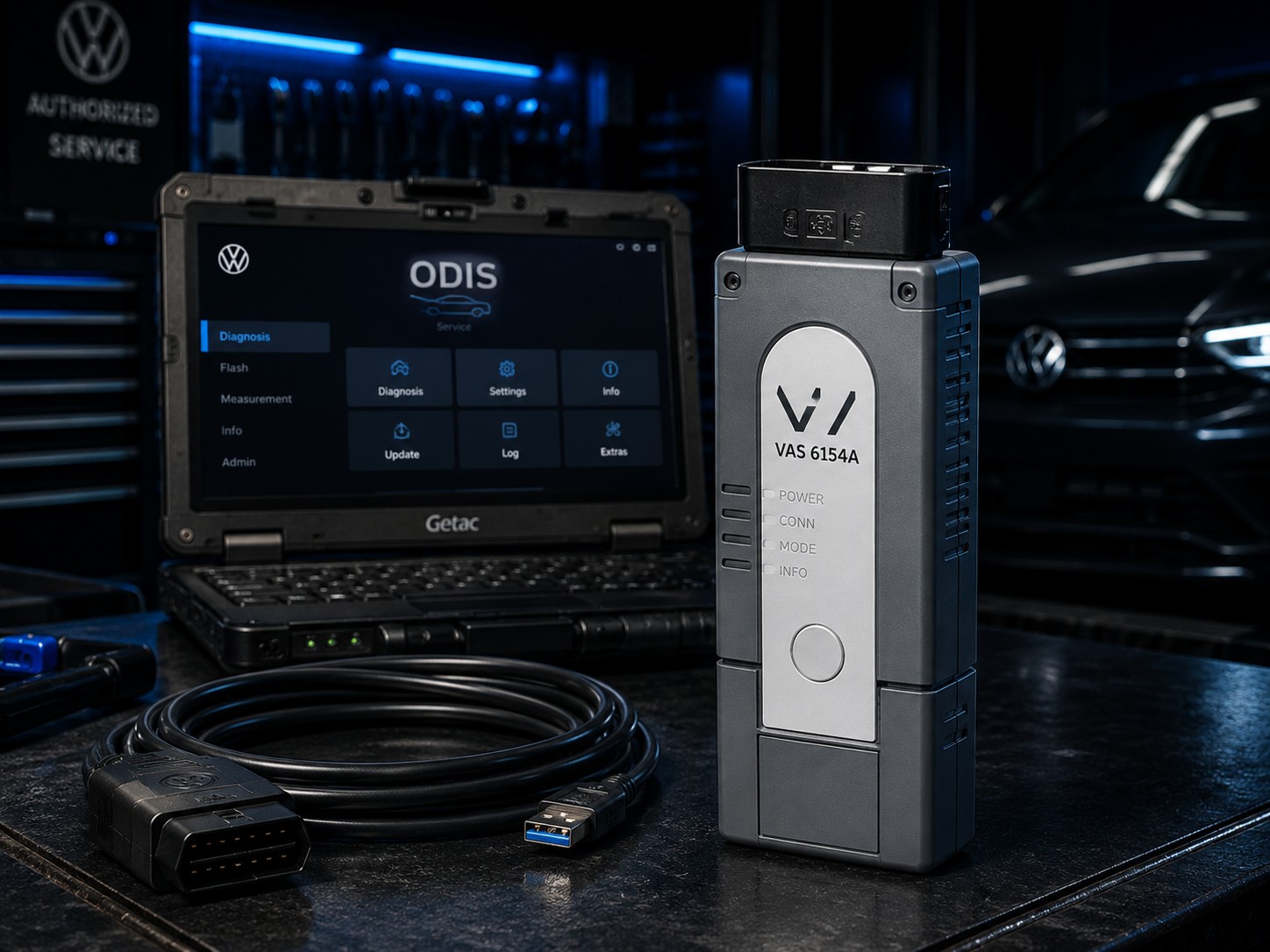 Professional automotive diagnostic equipment