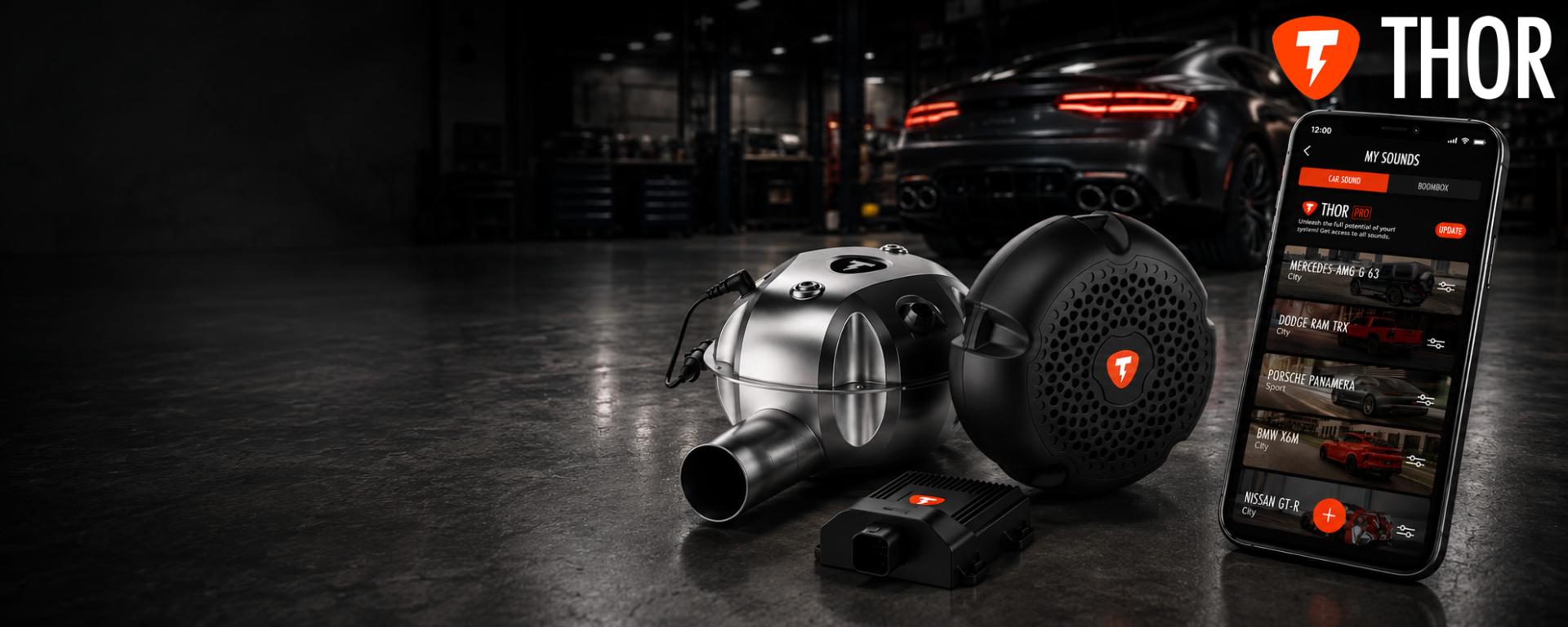 THOR active sound systems with STORM and THUNDER 2.0 speakers