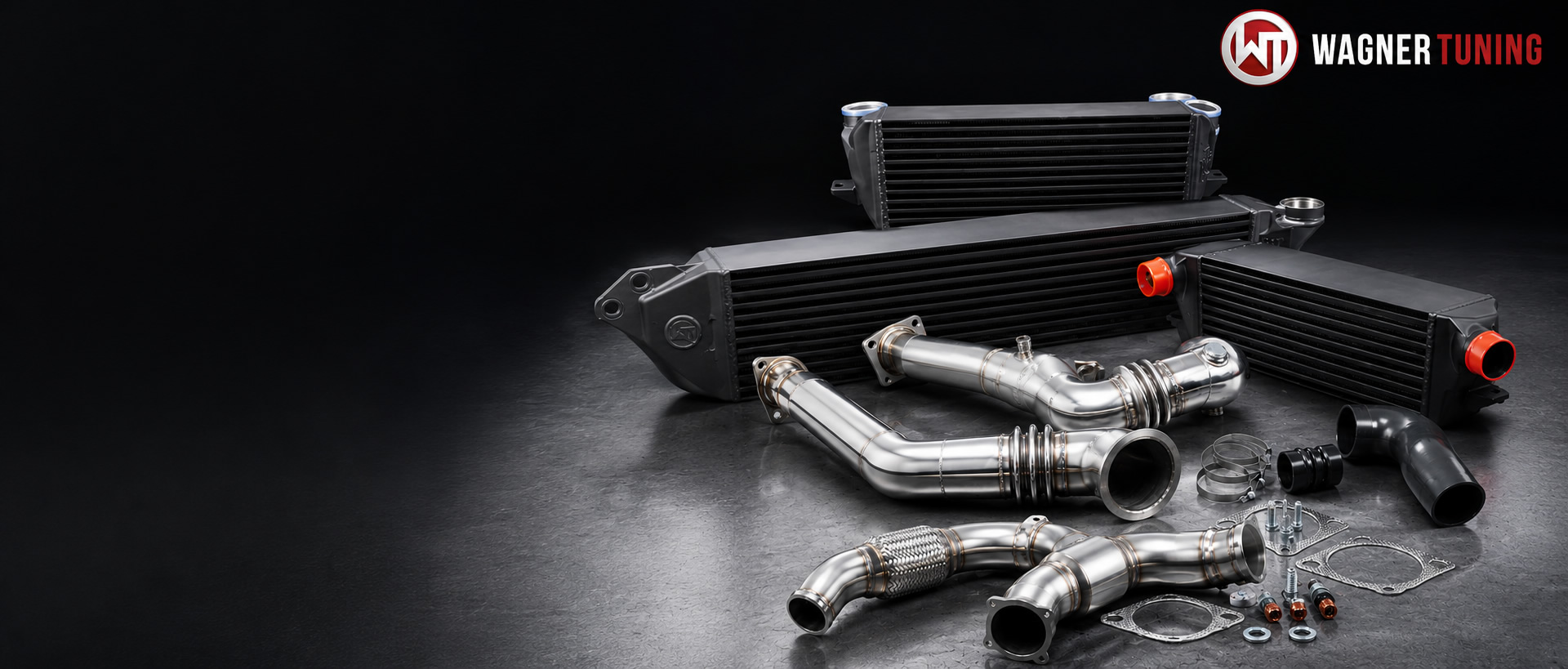 Wagner Tuning performance intercooler and downpipe upgrades
