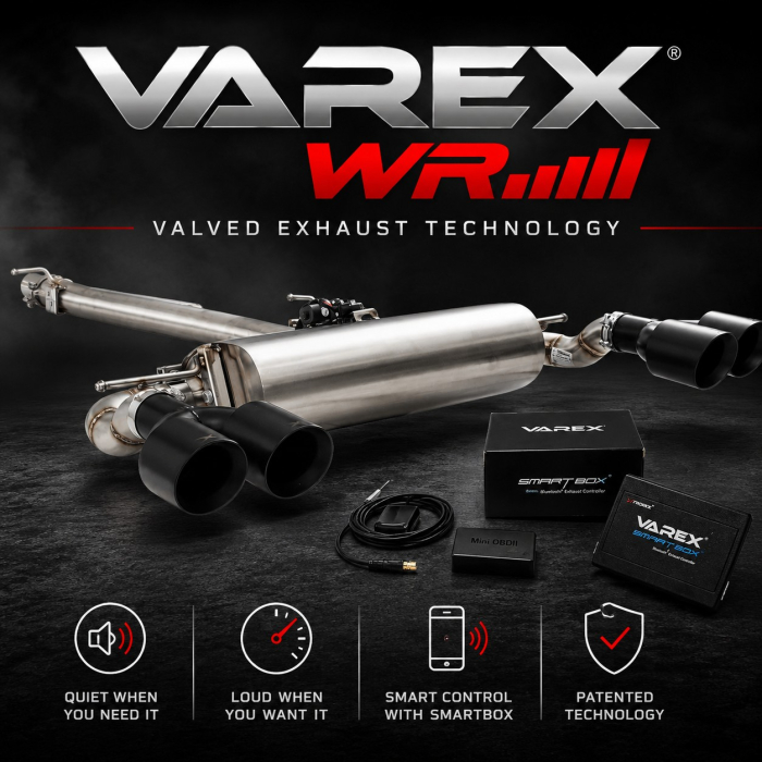 XForce VAREX valved exhaust system and SmartBox controller