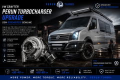 VW Crafter Perun Turbocharger Upgrade OEM 076145701S Genuine - Euro Car Upgrades - www.eurocarupgrades.com.au 