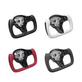 Tesla Model 3 Y Yoke Steering Wheel Nappa Perforated Leather | Premium Auto Parts & Accessories - Euro Car Upgrades - eurocarupgrades.com.au