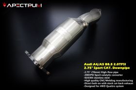 Audi A4 8K A5 8T B8.5 A6 Q5 1.8 2.0 TFSI RHD Stainless Steel Cat Performance Downpipe | Premium Auto Parts & Accessories - Euro Car Upgrades - eurocarupgrades.com.au
