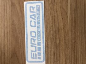 Euro Car Upgrades Blue Sticker - eurocarupgrades.com.au