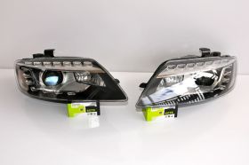 Audi Q7 Bi Xenon Headlights Left Right Facelift LED RHD OEM Genuine Euro Car Upgrades eurocarupgrades.com.au