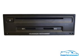 Front View - Volkswagen Golf 7 Discovery Media MIB Unit Sat Nav Radio 5G0035846A OEM Genuine, Euro Car Upgrades eurocarupgrades.com.au