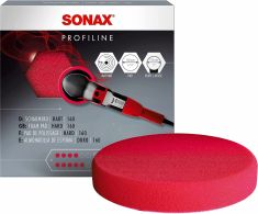 SONAX polishing sponge red 160 hard 04931000 - Euro Car Electronics - eurocarupgrades.com.au