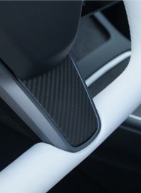 Tesla Model 3 Y Carbon Fiber Middle Trim for Yoke Steering Wheel | Premium Auto Parts & Accessories - Euro Car Upgrades - eurocarupgrades.com.au