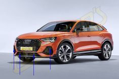 Audi Q3 F3 Sportback S-line - APS+ Audi Parking System - Front Retrofit - 5QA919294B - 5QA919294C - 5QA919294G push button 83A925301T CRS919.83A.F.68 | Premium Auto Parts & Accessories - Euro Car Upgrades - eurocarupgrades.com.au