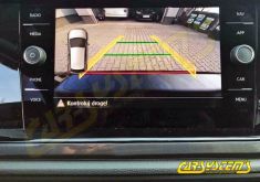 VW POLO AW - Rear HIGH LINE Camera KIT with Guidance Lines 2GA827469 with NEW STYLE LOGO - rear badge cam 2GA 827 469 CRS907.AW.NEW.HL | Premium Auto Parts & Accessories - Euro Car Upgrades - eurocarupgrades.com.au