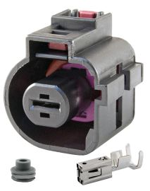 1 Pin black VW Audi Automotive Connector Plug OEM Genuine VW | Premium Auto Parts & Accessories - Euro Car Upgrades - eurocarupgrades.com.au