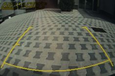 VW Rear HighLine Camera 3AE827469A with Guidance Line Golf - Passat - Eos 3AE827469A+LINE | Premium Auto Parts & Accessories - Euro Car Upgrades - eurocarupgrades.com.au