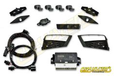 SEAT ATECA KH7 - Park Pilot Front w. OPS - 5QA919294 - UPGRADE KIT black gloss MY 2017 -> based on module 5QA 919 294 CRS919.ATE.FR.61 | Premium Auto Parts & Accessories - Euro Car Upgrades - eurocarupgrades.com.au