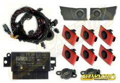 APS+ Audi Parking System - Front and Rear - 5Q0919294B - Stone Gray Sensor Holders for Audi A3 8V US ver. -