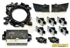 Audi A3 8V Cabrio - APS+ Audi Parking System - Front and Rear - 5Q0919294 - Black Matt Sensor Holder Kit include Black Matt Sensor Holders 3FZ CRS919.8V5.FR.08 | Premium Auto Parts & Accessories - Euro Car Upgrades - eurocarupgrades.com.au