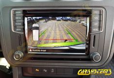 VW Caddy 2015 - Swing Doors - Rear Low Line Camera With Guidance Lines - SET - Swing Doors - Two Doors - Model CRS907.2K0.08 | Premium Auto Parts & Accessories - Euro Car Upgrades - eurocarupgrades.com.au