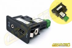 USB + AUX IN MEDIA-IN - Golf 7 5Q for MIB Radio Navigation - Wiring + socket 5G0035222E 5G0 035 222 E CRS035.5G0.E.MDI.N | Premium Auto Parts & Accessories - Euro Car Upgrades - eurocarupgrades.com.au