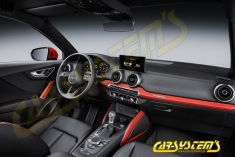 Audi Q2 GA - APS+ Audi Parking System - Front Upgrade SET - Based on module 5QA919294 Kit include Grill X7L & 2x front blende NRZ - switch button 81A925301D NV6 CRS919.Q2.F.24