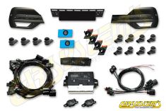 VW Multivan Transporter T6.1 - Park Assist - PLA + PDC Front and Rear SET 5QA919298H for LHD markets - 7LA927212 black gloss bar PLA.T61.FR.LHD.B | Premium Auto Parts & Accessories - Euro Car Upgrades - eurocarupgrades.com.au