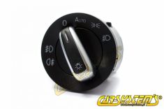 VW Switch Light - Chrome with Auto / Fog Lights 3C8941431N XSH Coming Home and Leaving Home 3C8941431N | Premium Auto Parts & Accessories - Euro Car Upgrades - eurocarupgrades.com.au