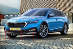 Skoda Octavia NX - Park Pilot Front w. OPS - UPGRADE KIT with black grill CRS919.NX.F.01 | Premium Auto Parts & Accessories - Euro Car Upgrades - eurocarupgrades.com.au