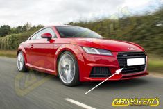 Audi TT- 8S0 - APS+ Audi Parking System - Front UPGRADE KIT w. OPS - 3FZ Black matt Sensor Holder - 5Q0919294 - For LHD 5Q0919294 - version depending of car MY : 3FZ Sensor Holder - 8S1925301 LHD CRS919.8S0.F.39