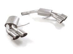 Porsche Macan 1 S 3.0 TDi Stainless steel rear silencer left right round Sport Line tail pipe 102 mm - Euro Car Upgrades - eurocarupgrades.com.au