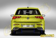 Park Pilot Rear w. OPS for VW Golf 8 CD - Euro Car Upgrades - eurocarupgrades.com.au