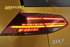 Golf 7 - Facelift Tinted LED Matrix Taillights - Retrofit SET with adapters - LHD - for cars with factory-installed original halogen tailights CRS945.5G0.LED.15.EU | Premium Auto Parts & Accessories - Euro Car Upgrades - eurocarupgrades.com.au