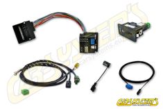 Quadlock Adapter for MQB MIB Head Units + USB AUX IN + Bluetooth + MIC + socket 5G0035222E VW Connection Cable SET - MIB radio navigation unit - retrofit CRS035.MIB.QDL.05