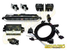 APS+ Audi Parking System - Front UPGRADE KIT w. OPS  - 3FZ Black matt Sensor Holder - 5Q0919294 - For Audi TT-  8S0 - UK and RHD