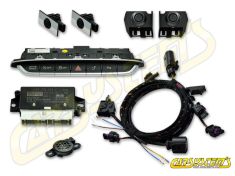 APS+ Audi Parking System - Front UPGRADE KIT w. OPS - 3FZ Black matt Sensor Holder - 5Q0919294 - For LHD for Audi TT- 8S0 -