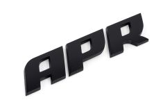 APR Badge satin black 108 x 22mm - Euro Car Electronics - eurocarupgrades.com.au