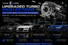 Perun Upgraded Turbo 059145722R with 6NW009550 Actuator Audi A6 A7 VW Touareg 3.0 TDI