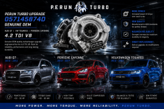 Perun Turbo Upgrade 057145874D Genuine OEM | Audi Q7 VW Touareg Porsche Cayenne 4.2 TDI V8