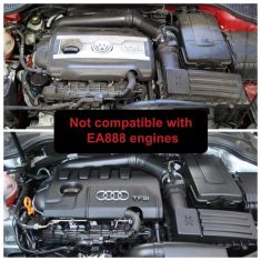 Intake Induction Performance Air Filter Hard Pipe Kit Ramair JSK-101-DD Oversize VW Golf GTI 5 Audi A3 S3 TT 2.0 TFSI | Premium Auto Parts & Accessories - Euro Car Upgrades - eurocarupgrades.com.au