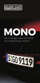 Number Plate Holder Frame Rego Euro Classic Registration Set Mono ALTI GIRI | Premium Auto Parts & Accessories - Euro Car Upgrades - eurocarupgrades.com.au