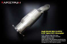Audi A4 A5 B8.5 1.8 2.0 TFSI Stainless Steel Cat Performance Downpipe - Euro Car Upgrades - eurocarupgrades.com.au