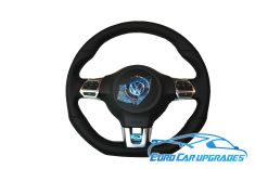 Volkswagen Golf 6 R Flat Bottom Steering Wheel inc. Airbag VW OEM - Euro Car Upgrades - jku.com.au