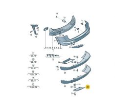 Audi Q5 Tow Bar Cover Flap Kit OEM 8R0807819K Genuine Brand New | Premium Auto Parts & Accessories - Euro Car Upgrades - eurocarupgrades.com.au