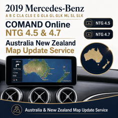 2019 Mercedes-Benz COMAND Online NTG 4.5 NTG 4.7 Australia New Zealand Map Update Service