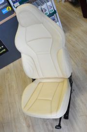 Audi A1 Quattro Drivers Seat Cream Beige OEM Genuine - Euro Car Upgrades - www.jku.com.au 