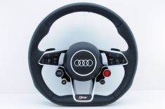 Audi R8 Plus 2017 Multifunction Steering Wheel Flat Bottom with Airbag OEM Genuine - Euro Car Upgrades - eurocarupgrades.com.au