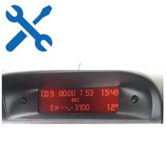 Peugeot 206 307 Citroen C5 Xsara Picasso LCD Display Repair Service | Premium Auto Parts & Accessories - Euro Car Upgrades - eurocarupgrades.com.au