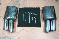 Audi A4 S4 B8 S5 V8 Right Left Combo Mufflers 767136 767106 Supersprint | Premium Auto Parts & Accessories - Euro Car Upgrades - eurocarupgrades.com.au